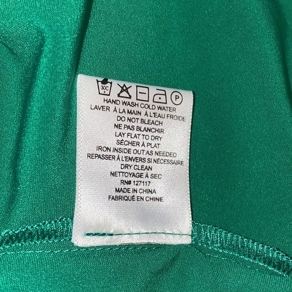 NWT Belle Badgley Mischka Nia Dress Emerald 4 - Picture 6 of 6